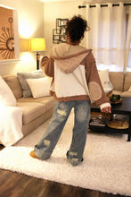 Load image into Gallery viewer, POL Chocolate Teddy Bear Hooded Jacket