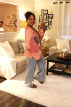 Load image into Gallery viewer, POL Feeling Patchy Oversized Pullover Top