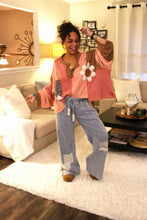 Load image into Gallery viewer, POL Feeling Patchy Oversized Pullover Top