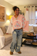 Load image into Gallery viewer, O&H "& Love" Patched Denim Jeans