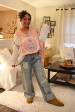 Load image into Gallery viewer, O&H "& Love" Patched Denim Jeans