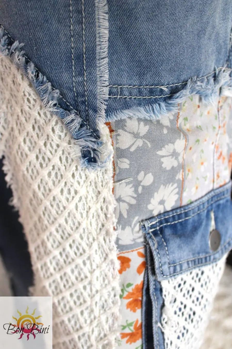 POL Skye Patchwork Twill Pants
