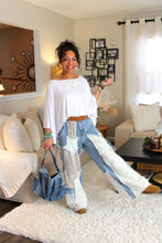 Load image into Gallery viewer, POL Skye Patchwork Twill Pants