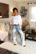 Load image into Gallery viewer, POL Skye Patchwork Twill Pants