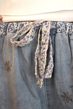 Load image into Gallery viewer, POL Floral Ocean Patchwork Twill Pants