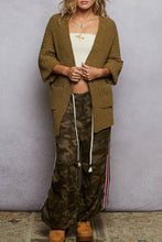 Load image into Gallery viewer, POL Herb Green Classic Sweater Cardigan