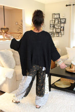 Load image into Gallery viewer, POL Black Classic Sweater Cardigan