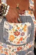 Load image into Gallery viewer, POL Pops Of Floral Woven Overalls