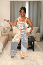 Load image into Gallery viewer, POL Pops Of Floral Woven Overalls