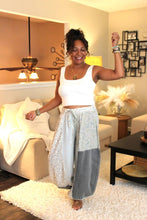 Load image into Gallery viewer, POL Sea Foam Patchwork Pants