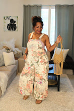 Load image into Gallery viewer, POL Spring Garden Lace Patchwork Overalls
