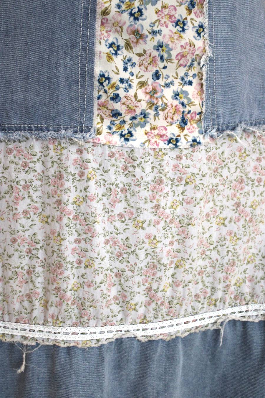 POL Vintage Floral Contrast Dress