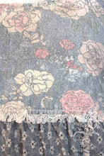 Load image into Gallery viewer, POL Whimsical Floral Dreams Denim Dress