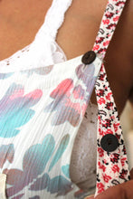 Load image into Gallery viewer, BB Pastel Mosaic Patchwork Overalls