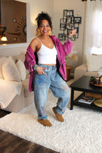 Load image into Gallery viewer, O&H Artistic Flower Embroidered Washed Denim Jeans