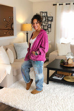 Load image into Gallery viewer, JH Peace Mineral Wash Hoodie Cardigan