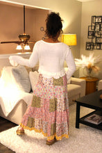 Load image into Gallery viewer, YT Picture Perfect Patchwork Skirt