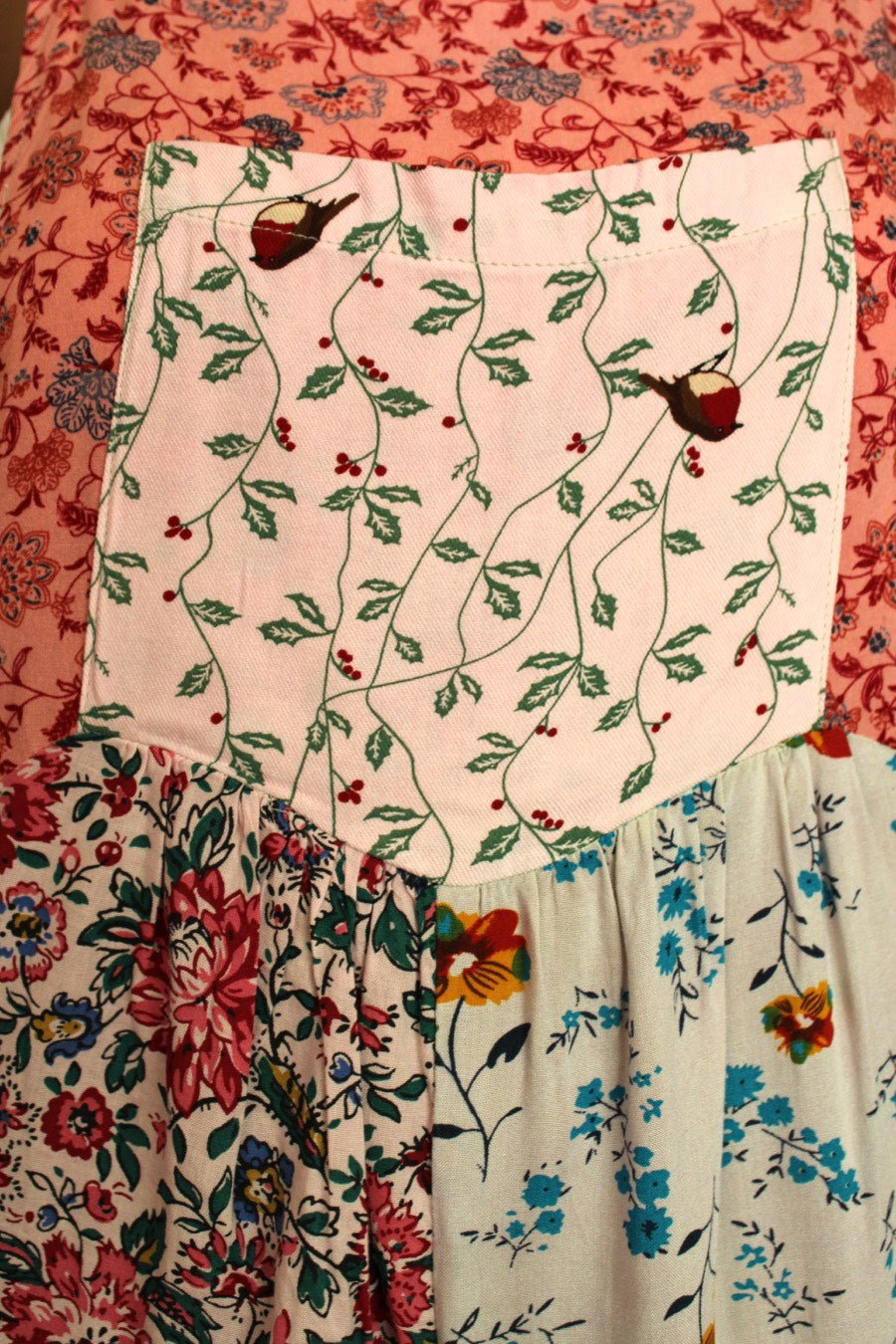 BB Pink Gorgeousness Patchwork Overalls