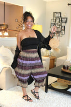 Load image into Gallery viewer, Purple Dessert Bloomer Midi Capri Short