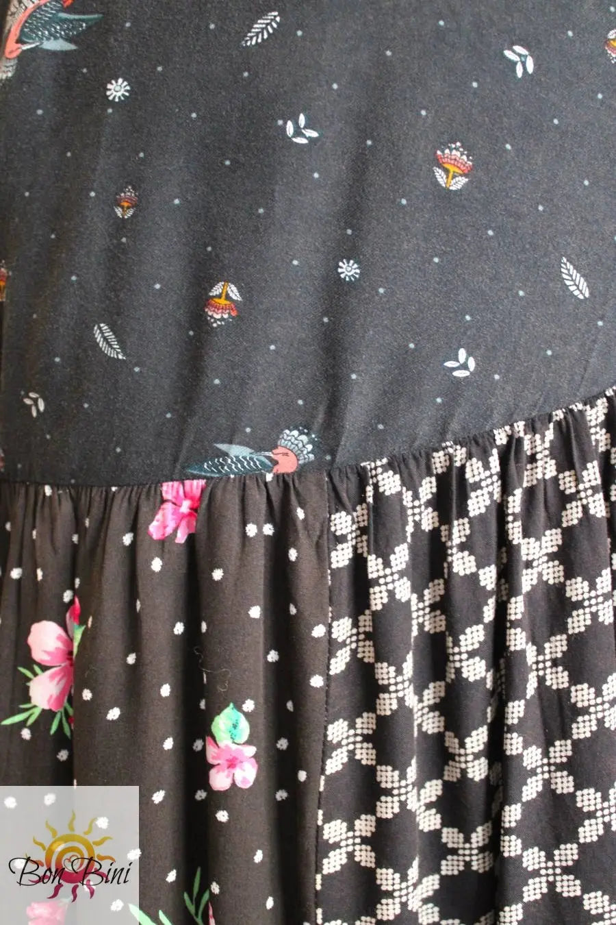 BB Romantic Night Patchwork Wrap Skirt