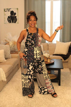 Load image into Gallery viewer, Romantic Dreams Floral Patchwork Jumpsuit