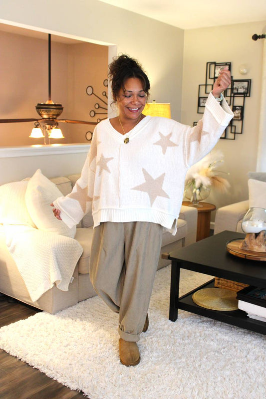 Seeing Stars Loose Fit Sweater