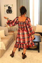 Load image into Gallery viewer, Sofia Sweetheart Plaid Dress
