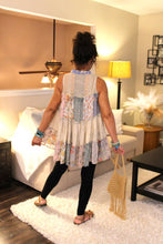 Load image into Gallery viewer, YT Spring Meadow Sleeveless Jhabla Top