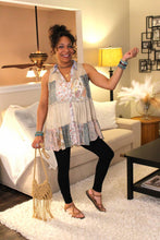 Load image into Gallery viewer, YT Spring Meadow Sleeveless Jhabla Top