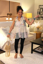 Load image into Gallery viewer, YT Spring Meadow Sleeveless Jhabla Top