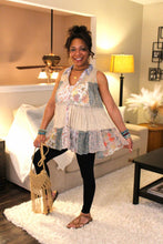 Load image into Gallery viewer, YT Spring Meadow Sleeveless Jhabla Top