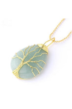 Load image into Gallery viewer, Tree of the Green Aventurine Necklace