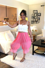 Load image into Gallery viewer, Watermelon Sparkle Bloomer Midi Capri Short