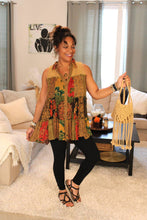 Load image into Gallery viewer, YT Earthy Boho Sleeveless Jhabla Top