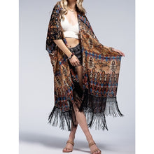 Load image into Gallery viewer, Annecy Fringe Kimono