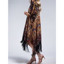 Load image into Gallery viewer, Annecy Fringe Kimono