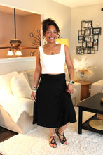 Load image into Gallery viewer, Bamboo Midi Flare Skirt