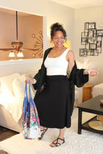 Load image into Gallery viewer, Bamboo Midi Flare Skirt