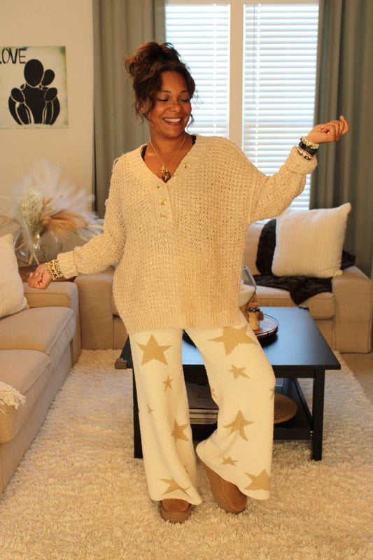 Layla Henley Sweater Top