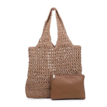 Load image into Gallery viewer, Boho Beach Woven Tote