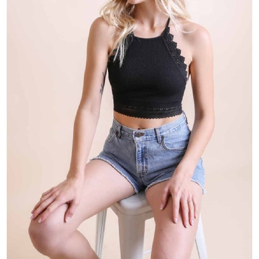 Sincerely Me Crochet Lace Bralette