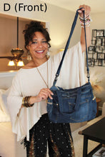 Load image into Gallery viewer, Boho Jean Tote Bag