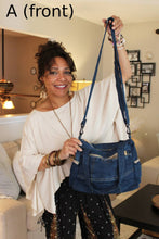 Load image into Gallery viewer, Boho Jean Tote Bag