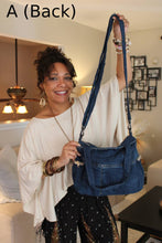 Load image into Gallery viewer, Boho Jean Tote Bag