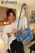 Load image into Gallery viewer, Boho Jean Tote Bag
