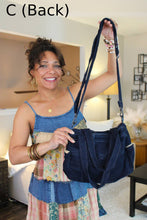 Load image into Gallery viewer, Boho Jean Tote Bag