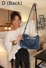 Load image into Gallery viewer, Boho Jean Tote Bag