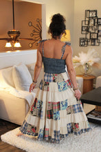 Load image into Gallery viewer, YT Boho Shades Smocked Patchwork Sundress