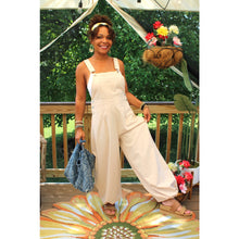 Load image into Gallery viewer, Cargo Drawstring Overall Jumpsuit