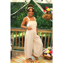 Load image into Gallery viewer, Cargo Drawstring Overall Jumpsuit